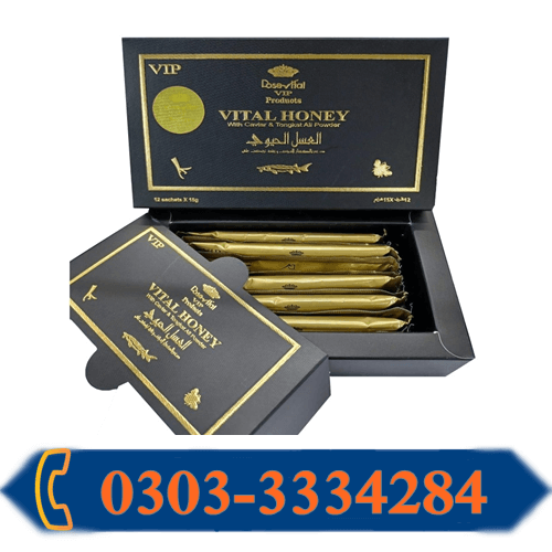 Original Malaysian Vital Honey VIP 12 Sachet For Men in Pakistan